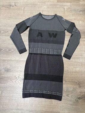 Alexander Wang X H&M Jacquard Knit Scuba Bodycon Dress SZ S
